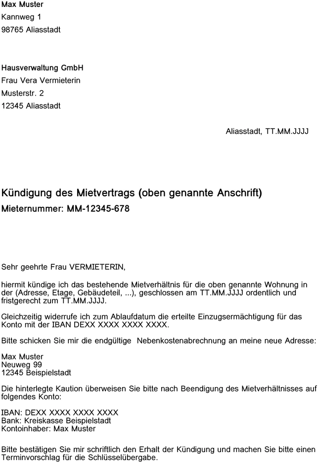kuendigung-von-mietvertrag-muster-vorlage