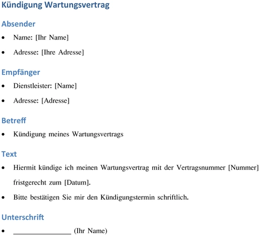 kuendigung-wartungsvertrag-vorlage-verwenden