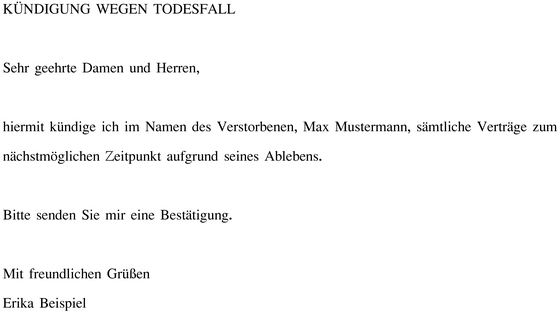 kuendigung-wegen-todesfall-alle-vertraege-korrekt-kündigen