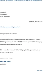 kuendigungsschreiben-fitnessstudio-vorlage