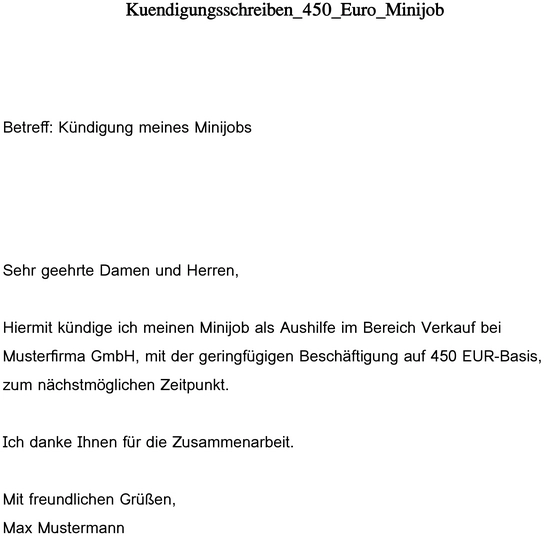 kuendigungsschreiben-minijob-vorlage-optimiert