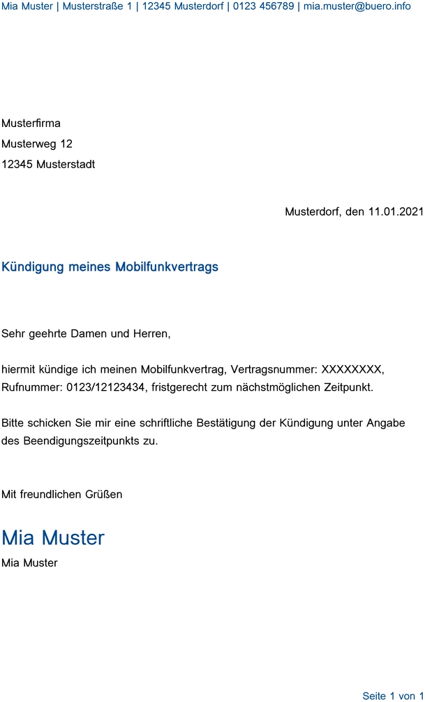 kuendigungsschreiben-mobilfunkvertrag-vorlage