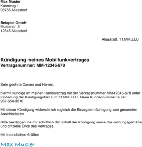 kuendigungsschreiben-mobilfunkvertrag-vorlage