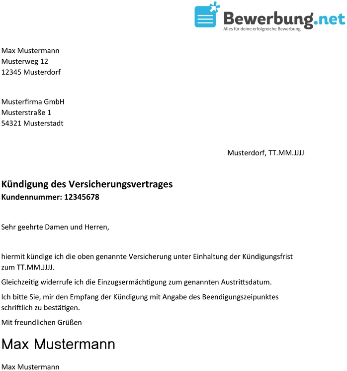 kuendigungsschreiben-versicherung-vorlage-word