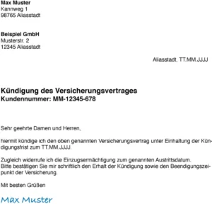 kuendigungsschreiben-versicherungsvertrag-vorlage