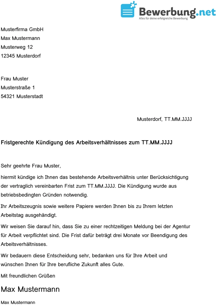 kuendigungsschreiben-vorlage-fuer-den-arbeitsvertrag