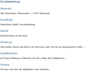 kurzbewerbung-vorlage-fuer-bewerbungen-optimieren
