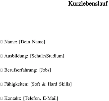 kurzlebenslauf-vorlage-gestalten-optimieren