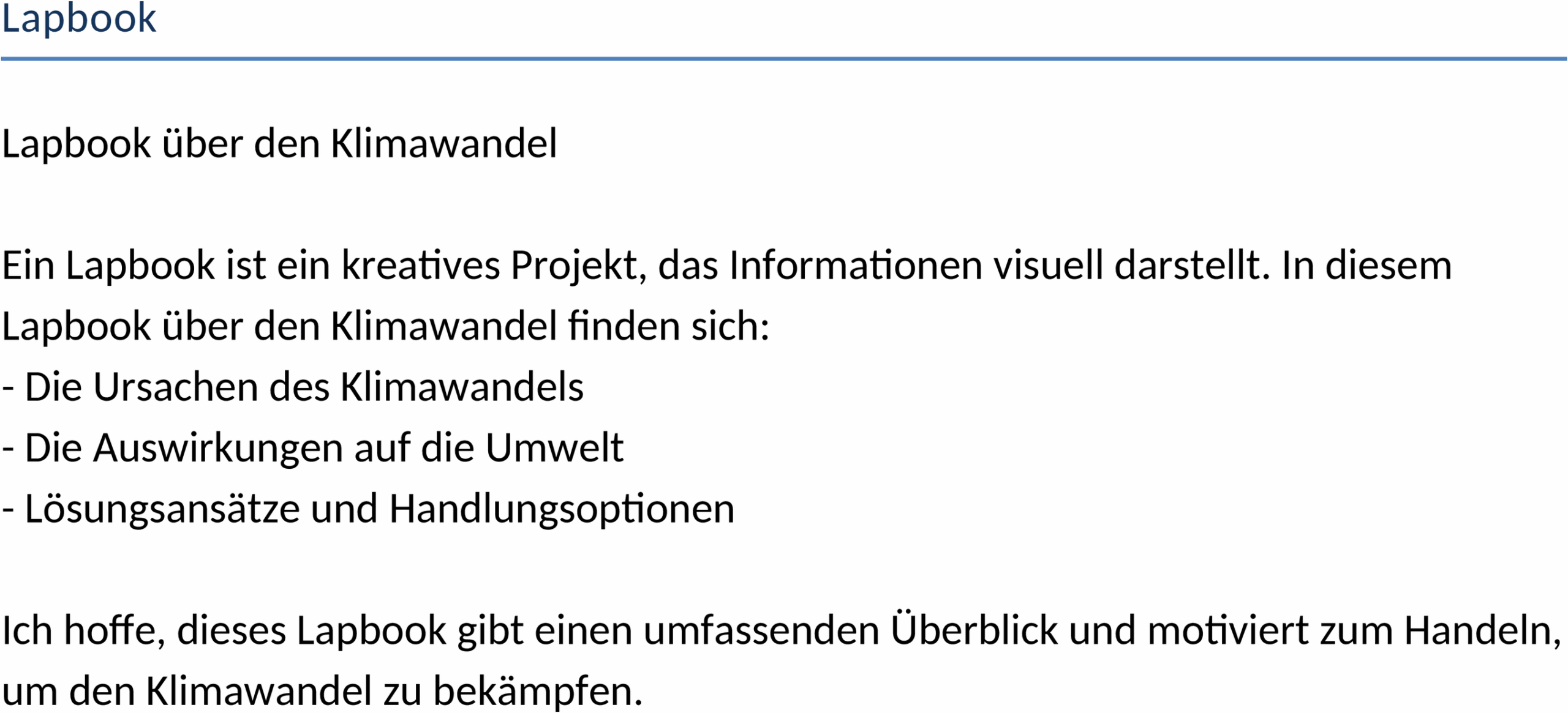 Lapbook-Word-Vorlage