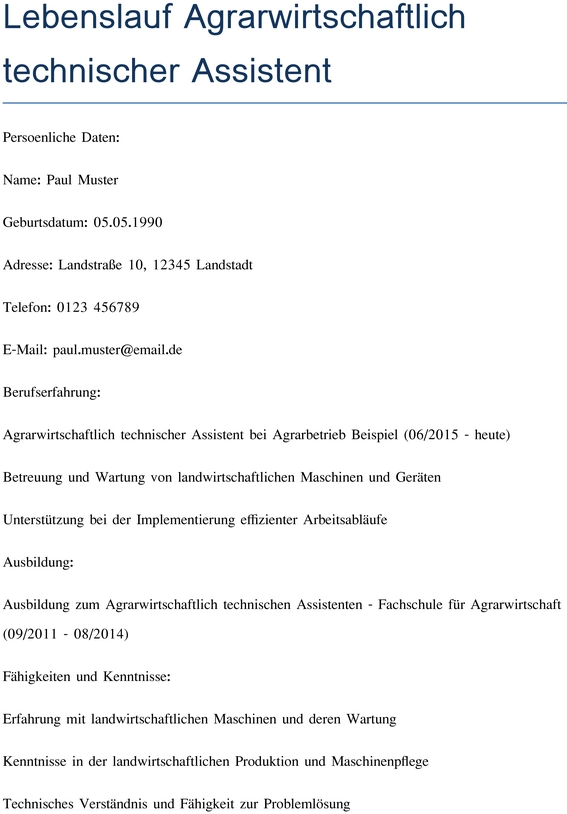 lebenslauf-agarwirtschaftlich-technischer-assistent