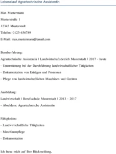 lebenslauf-agrartechnische-assistentin