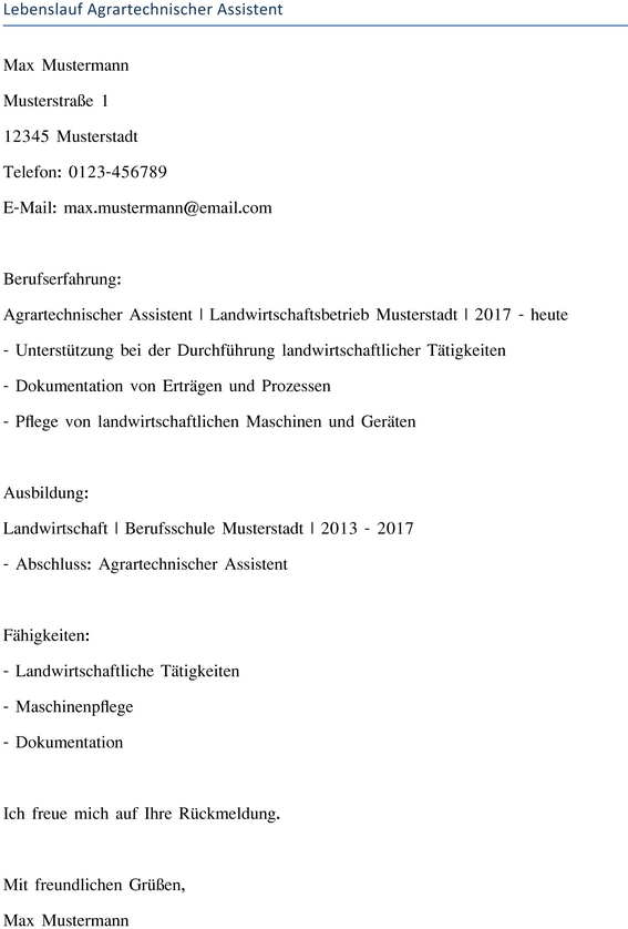 lebenslauf-agrartechnischer-assistent