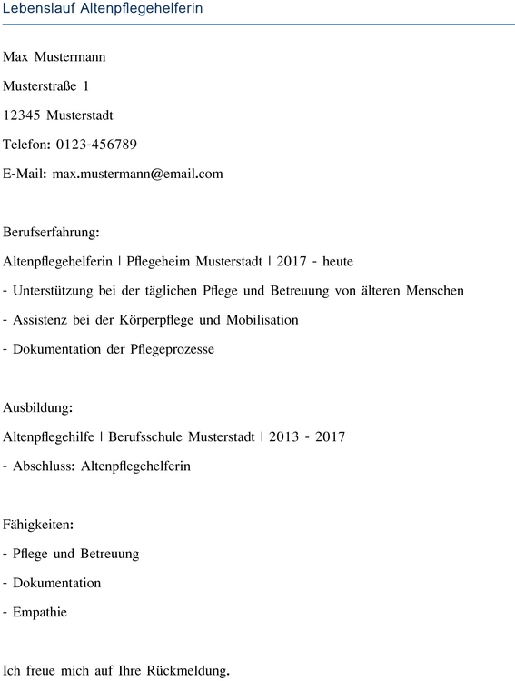 lebenslauf-altenpflegehelferin-gestalten