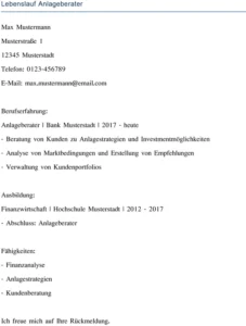 lebenslauf-anlageberater-optimiert