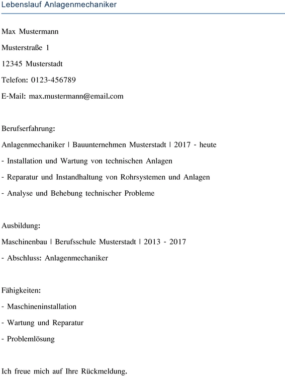 lebenslauf-anlagenmechaniker-vorlage-fuer-bewerbung