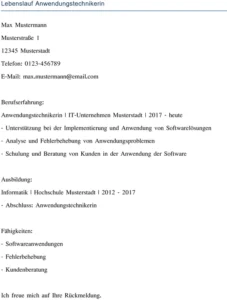 lebenslauf-anwendungstechnikerin-gestalten