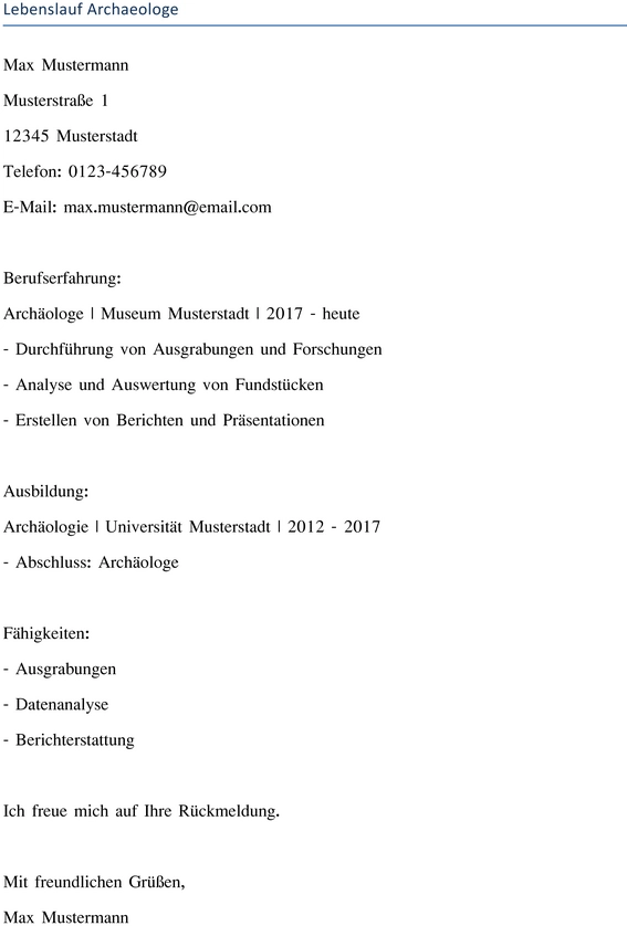 lebenslauf-archaeologe-vorlage-fuer-bewerbungen