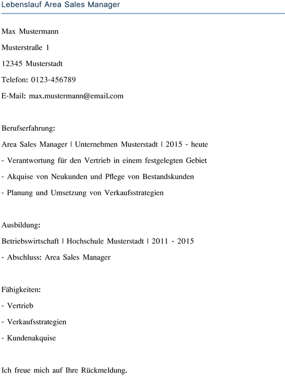 lebenslauf-area-sales-manager-als-einstieg-in-die-karriere