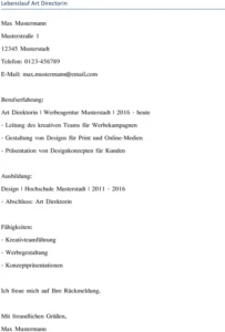 lebenslauf-art-direktorin-vorlage-gestalten
