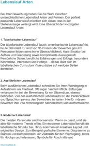 lebenslauf-arten-fuer-erfolgreiche-bewerbungen