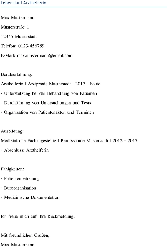lebenslauf-arzthelferin-berufserfahrung-ausbildung-faeigkeiten-mit-tipps