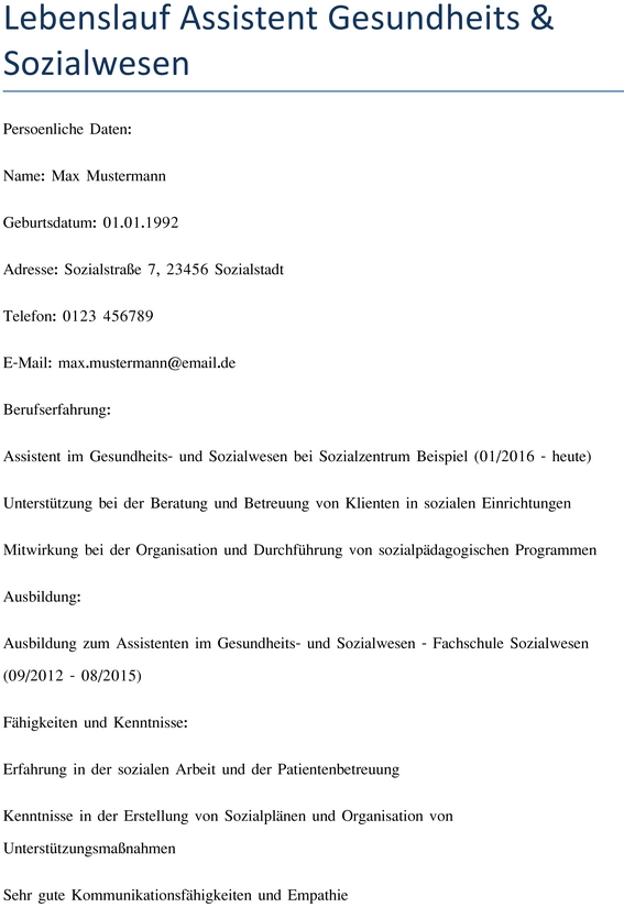 lebenslauf-assistent-gesundheits-sozialwesen