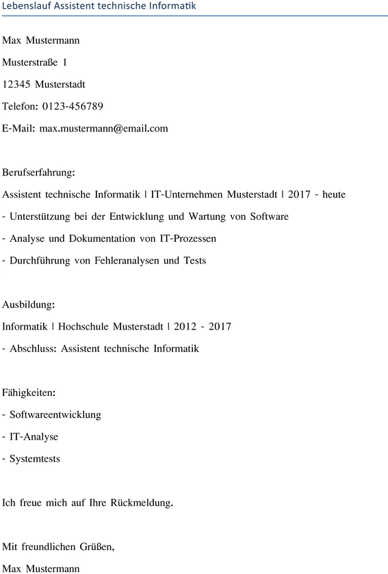 lebenslauf-assistent-technische-informatik