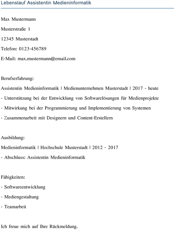 lebenslauf-assistentin-medieninformatik