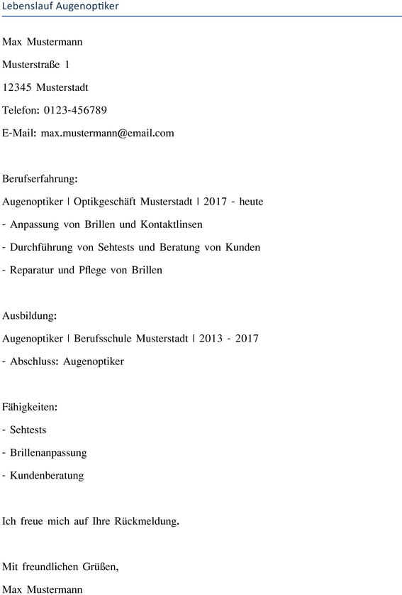 lebenslauf-augenoptiker-vorlage-fuer-bewerbungen