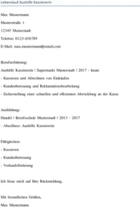 lebenslauf-aushilfe-kassiererin-vorlage