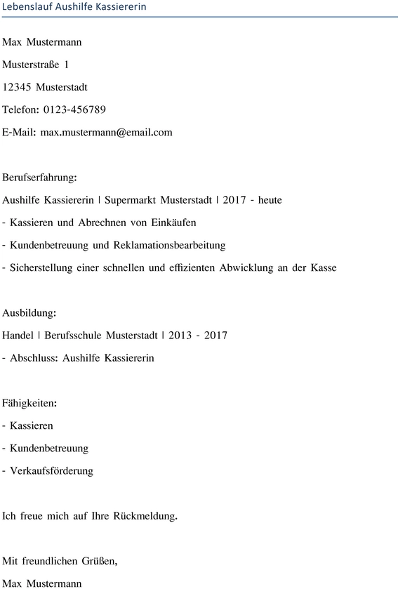 lebenslauf-aushilfe-kassiererin-vorlage