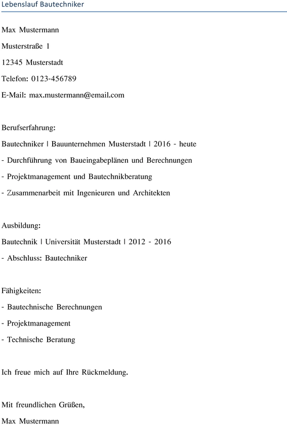 lebenslauf-bautechniker-vorlage-fuer-bewerbung-gestalten