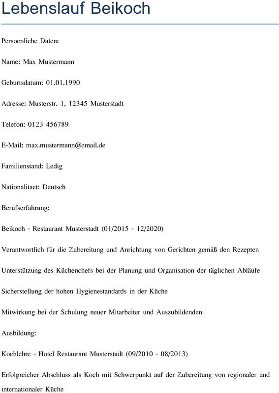 lebenslauf-beikoch-als-word-vorlage