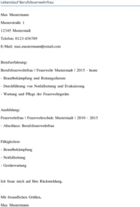 lebenslauf-berufsfeuerwehrfrau-gestalten