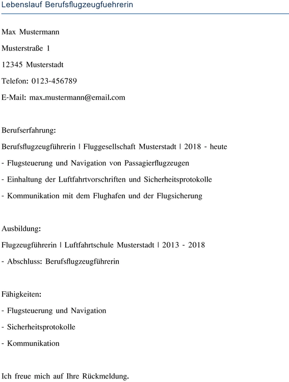 lebenslauf-berufsflugzeugfuehrerin