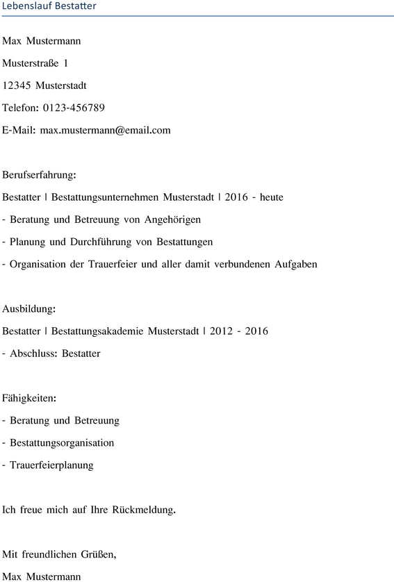 lebenslauf-bestatter-muster-vorlage