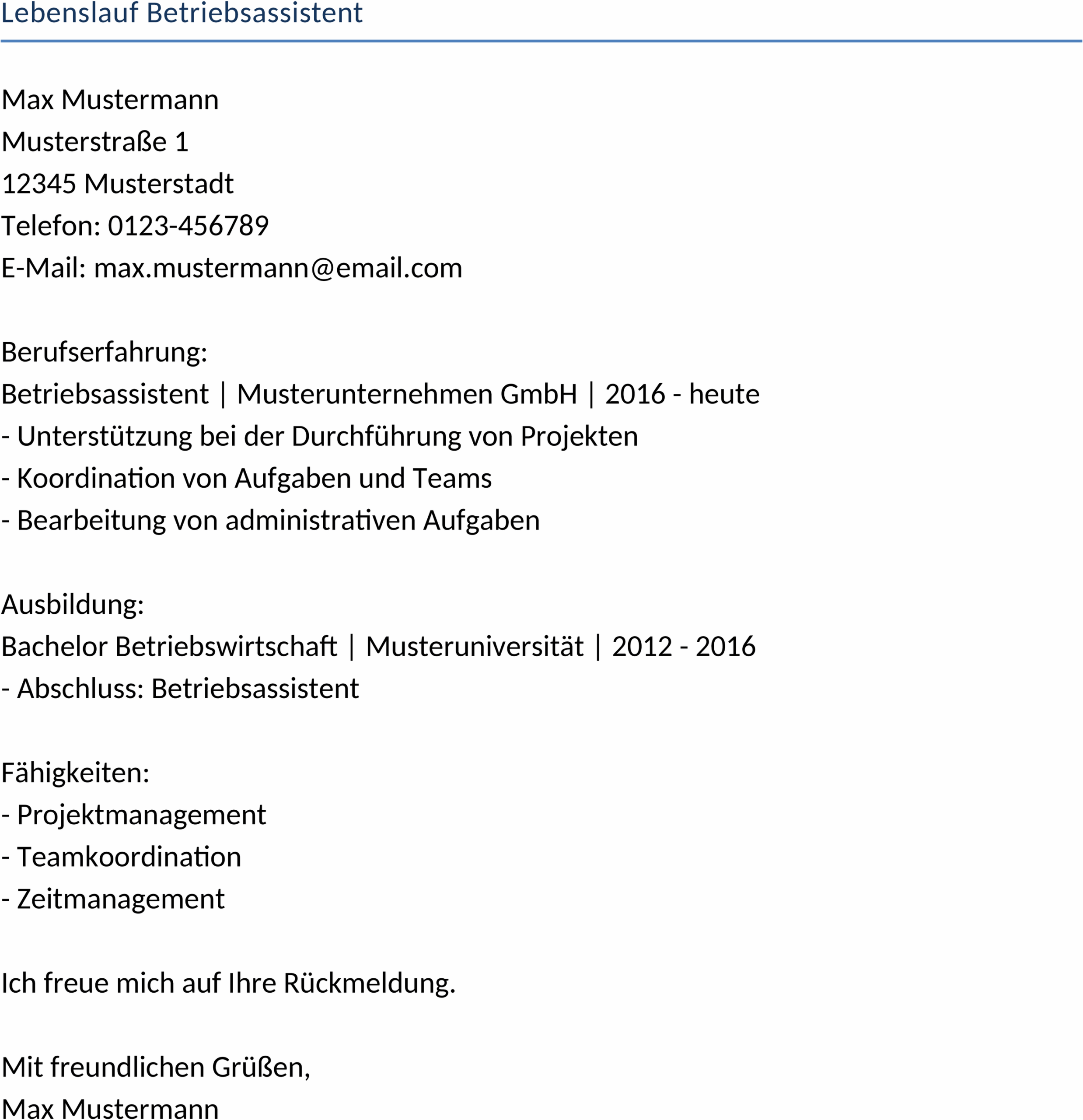 Lebenslauf-Word-Vorlage-fuer-Betriebsassistent