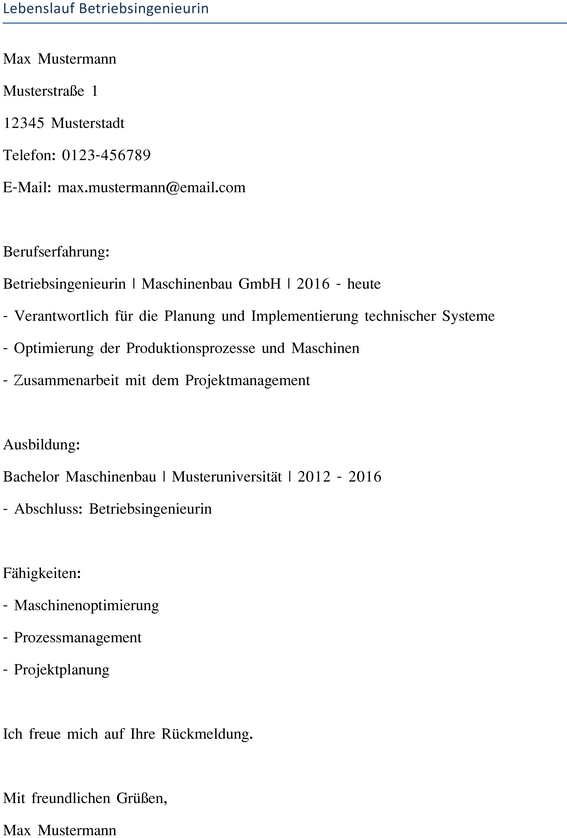 lebenslauf-betriebsingenieurin-aufbau-und-anwendung