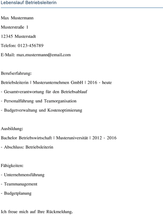 lebenslauf-betriebsleiterin-muster-vorlage