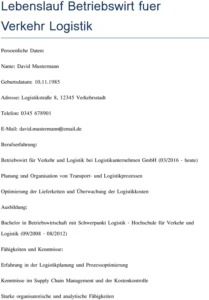 lebenslauf-betriebswirt-fuer-verkehr-logistik