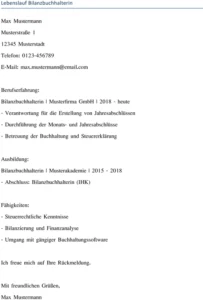 lebenslauf-bilanzbuchhalterin-2023