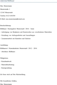 lebenslauf-bildhauer-vorlage-kreative-praesentation