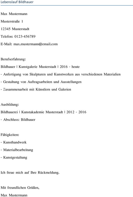 lebenslauf-bildhauer-vorlage-kreative-praesentation