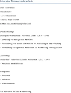lebenslauf-biologiemodellmacherin