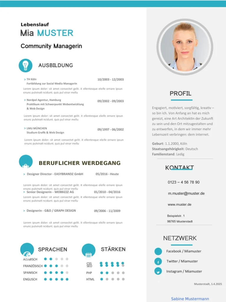 lebenslauf-community-manager-muster-vorlage