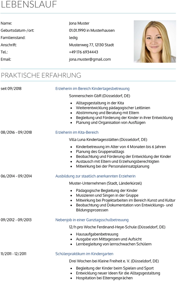 lebenslauf-erzieherin-vorlage-pdf