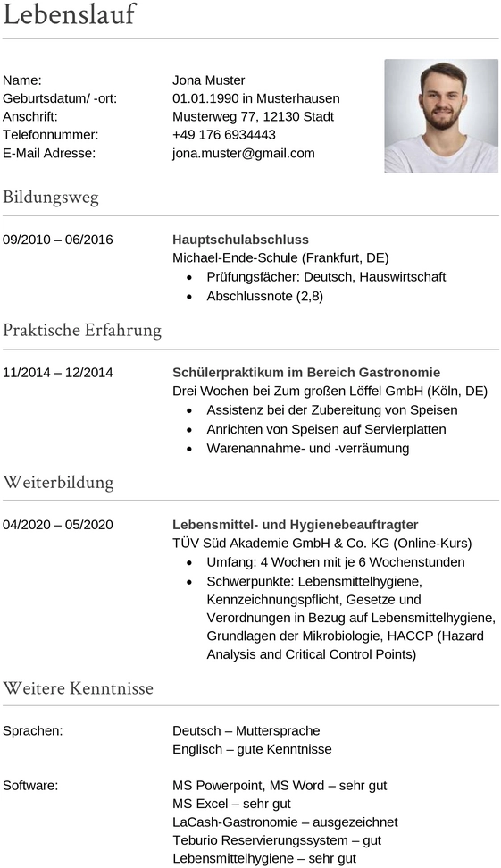 lebenslauf-foerderung-gastronomie-und-kuechenhilfe