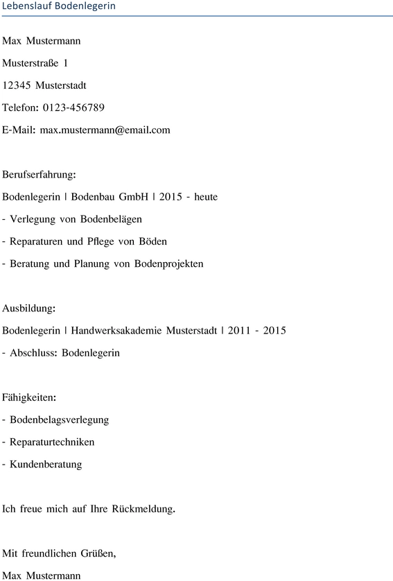 lebenslauf-fuer-bodenleger-mit-berufserfahrung-und-ausbildung