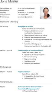 lebenslauf-fuer-reinigungskraft-gestalten