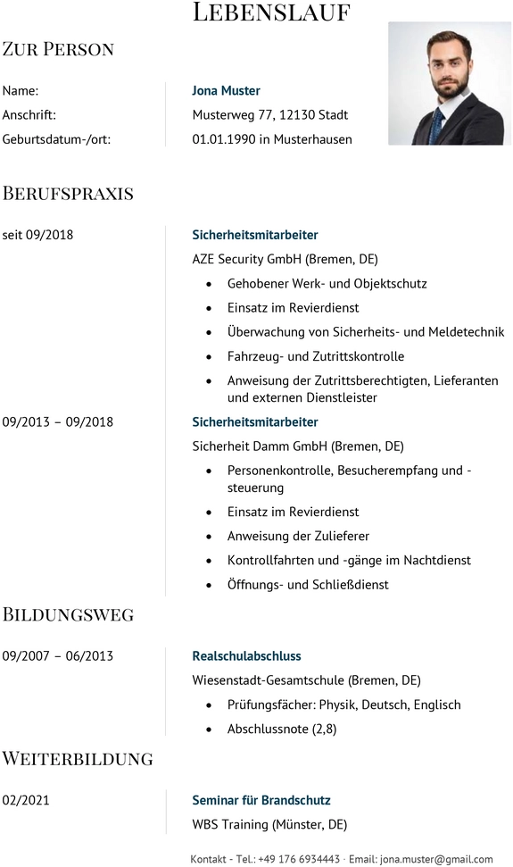 lebenslauf-fuer-sicherheitsmitarbeiter-sicherheitsdienst